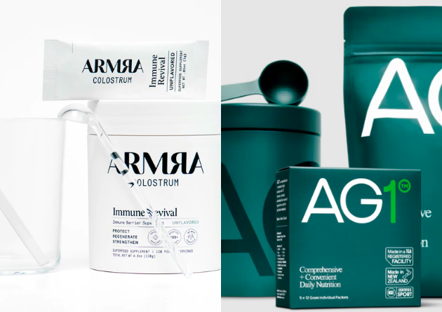 Green and Gold Face-Off: I Tried Athletic Greens and ARMRA Colostrum, and I Have Some Thoughts…